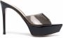 Gianvito Rossi Betty 120mm transparent mules Brown - Thumbnail 1