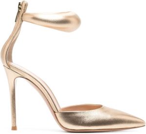 Gianvito Rossi padded-strap high heel pumps Neutrals