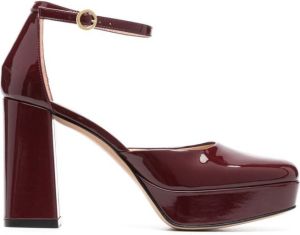 Gianvito Rossi patent-leather 70mm platform pumps Red