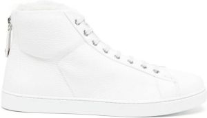 Gianvito Rossi Peter leather high-top sneakers White