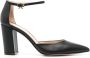 Gianvito Rossi Piper Anklet 100mm leather pumps Black - Thumbnail 1