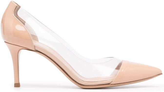 Gianvito Rossi 70mm Plexi pumps Neutrals