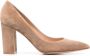 Gianvito Rossi Piper 85mm suede pumps Brown - Thumbnail 1
