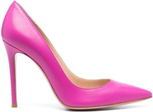 Gianvito Rossi pointed 95mm leather pumps Pink