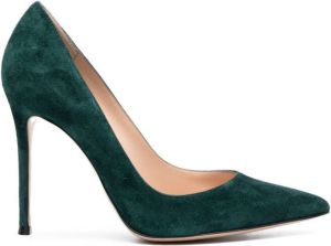 Gianvito Rossi pointed-toe 115mm high-heeled pumps Green