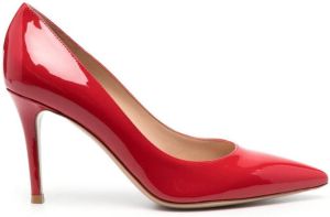 Gianvito Rossi 85mm patent leather pumps Red