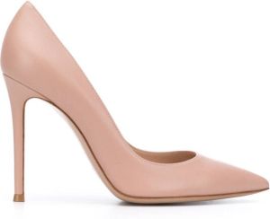 Gianvito Rossi pointed toe heeled pumps Neutrals