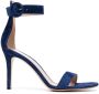 Gianvito Rossi Portofino 85mm suede sandals Blue - Thumbnail 1