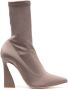 Gianvito Rossi pull-on pointed-toe ankle boots Neutrals - Thumbnail 1