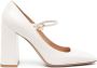 Gianvito Rossi Ribbon 95mm leather Mary Jane pumps White - Thumbnail 1