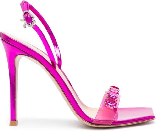 Gianvito Rossi Ribbon Candy 105mm sandals Pink