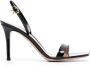 Gianvito Rossi Ribbon Stiletto 85mm leather sandals Black - Thumbnail 1