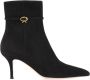 Gianvito Rossi Ribbon Ville 70mm suede boots Black - Thumbnail 1