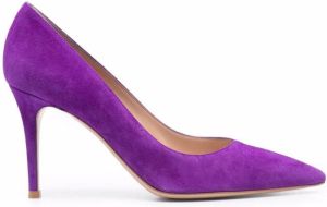 Gianvito Rossi Ricca pointed-toe pumps Purple