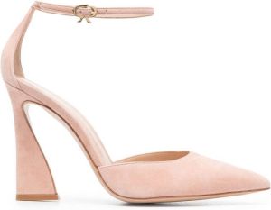 Gianvito Rossi Riccam pointed-toe 110mm pumps Neutrals