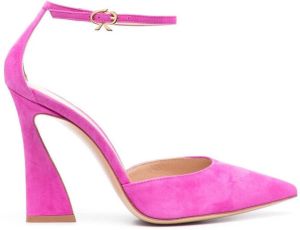 Gianvito Rossi Riccam pointed-toe 110mm pumps Pink
