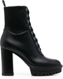 Gianvito Rossi Ricceo 140mm lace-up boots Black