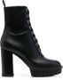 Gianvito Rossi Ricceo 105mm lace-up boots Black - Thumbnail 1