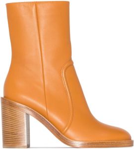 Gianvito Rossi River 85mm ankle boots Brown