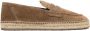Gianvito Rossi round-toe suede espadrilles Brown - Thumbnail 1