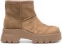 Gianvito Rossi shearling-lined suede boots Brown - Thumbnail 1