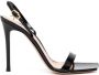 Gianvito Rossi Ribbon 105mm stiletto sandals Black - Thumbnail 1