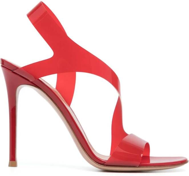 Gianvito Rossi strap-detail open-toe sandals Red