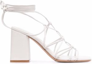 Gianvito Rossi strappy block heel sandals White
