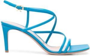Gianvito Rossi strappy-design high-heeled sandals Blue