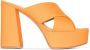 Gianvito Rossi Sue 130mm platform sandals Orange - Thumbnail 1