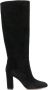 Gianvito Rossi Glen 85mm suede knee-high boots Black - Thumbnail 1