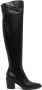 Gianvito Rossi thigh-high pointed boots Black - Thumbnail 1