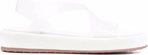 Gianvito Rossi transparent-strap sandals White