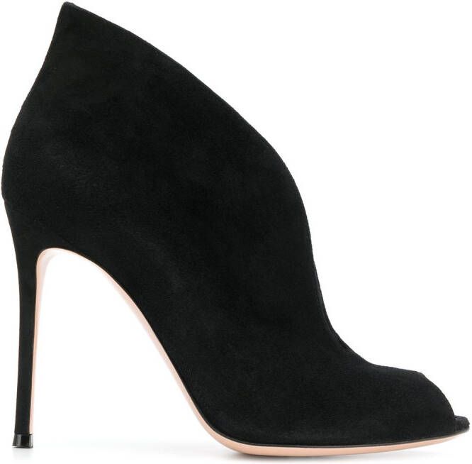 Gianvito Rossi Vamp 105mm suede ankle boots Black