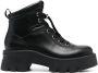 Gianvito Rossi Vancouver lace-up boots Black - Thumbnail 1