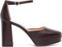 Gianvito Rossi Vian Glove 105mm leather pumps Brown - Thumbnail 1