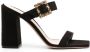 Gianvito Rossi Wondy 105mm suede mules Black - Thumbnail 1