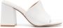 Gianvito Rossi Wynn 85mm leather mules White - Thumbnail 1