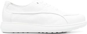 Giorgio Armani lace-up low-top leather sneakers White