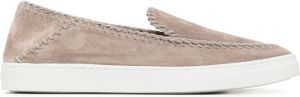 Giorgio Armani loafer-style low-top sneakers Brown