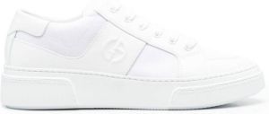 Giorgio Armani low-top lace-up sneakers White