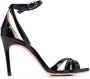 Giuliano Galiano 100mm strappy leather sandals Black - Thumbnail 1