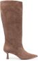 Giuliano Galiano 60mm suede knee-high boots Brown - Thumbnail 1