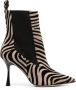Giuliano Galiano Alena 92mm suede ankle boots Neutrals - Thumbnail 1