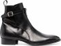 Giuliano Galiano buckle strap ankle boots Black - Thumbnail 1