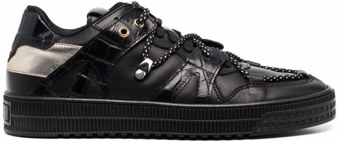 Giuliano Galiano Jeson leather low-top sneakers Black