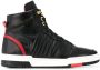 Giuliano Galiano two-tone hi-top sneakers Black - Thumbnail 1