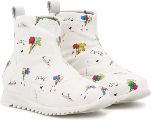 Giuseppe Junior Frosty ankle sneaker boots White