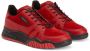 Giuseppe Junior logo-patch lace-up sneakers Red - Thumbnail 1