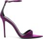 Giuseppe Zanotti 100mm ankle-strap satin sandals Purple - Thumbnail 1